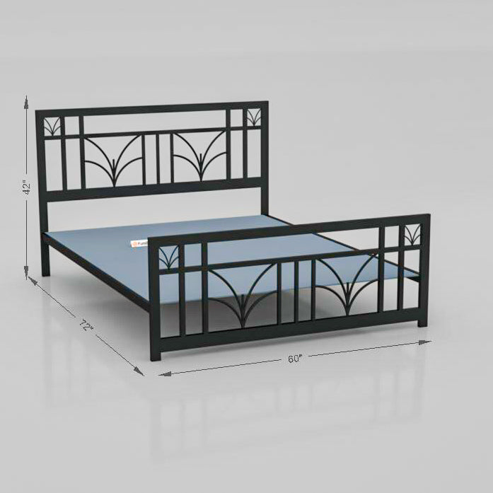 MetalCraft Stunning Design Iron Bed - Furnishiaa -  -